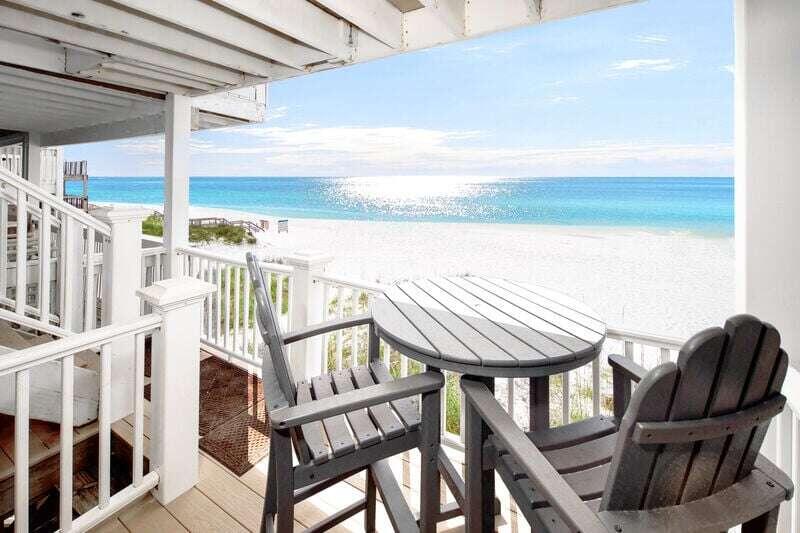 Balcony - 
Sanddollar Townhomes Unit 6 Miramar Beach Destin Florida Vacation Beach House Rentals