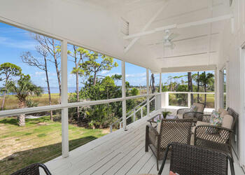 Furnished Bay Front Deck